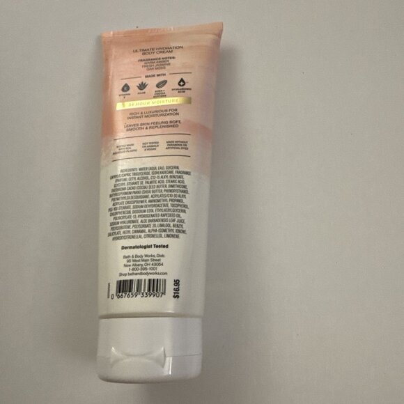 Bath & Body Works Amber Blush Ultimate Hydration Body Cream 8 Oz BB17 - Picture 3 of 3